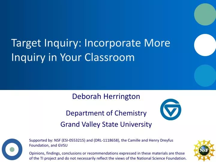target inquiry incorporate more inquiry in your classroom