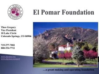 El Pomar Foundation