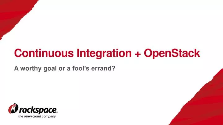 continuous integration openstack