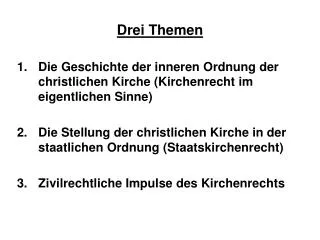 drei themen