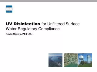 UV Disinfection for Unfiltered Surface Water Regulatory Compliance