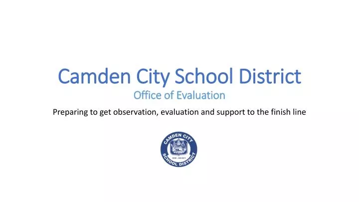 camden city school district office of evaluation