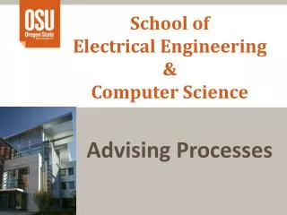 School of Electrical Engineering &amp; Computer Science