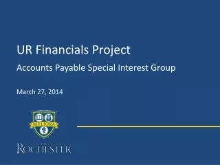 UR Financials Project