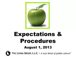 Expectations &amp; Procedures
