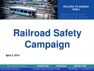 Railroad Safety Campaign