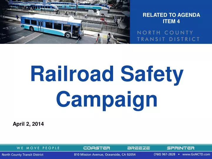 railroad safety campaign