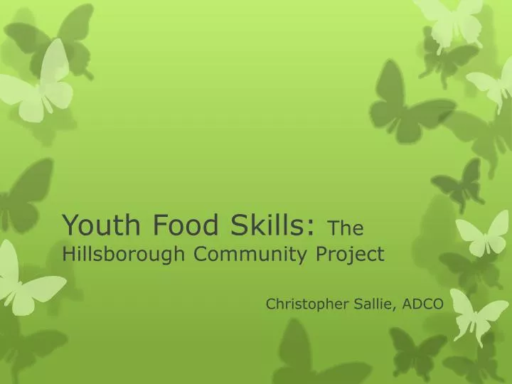 youth food skills the hillsborough community project