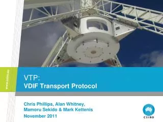 VTP: VDIF Transport Protocol