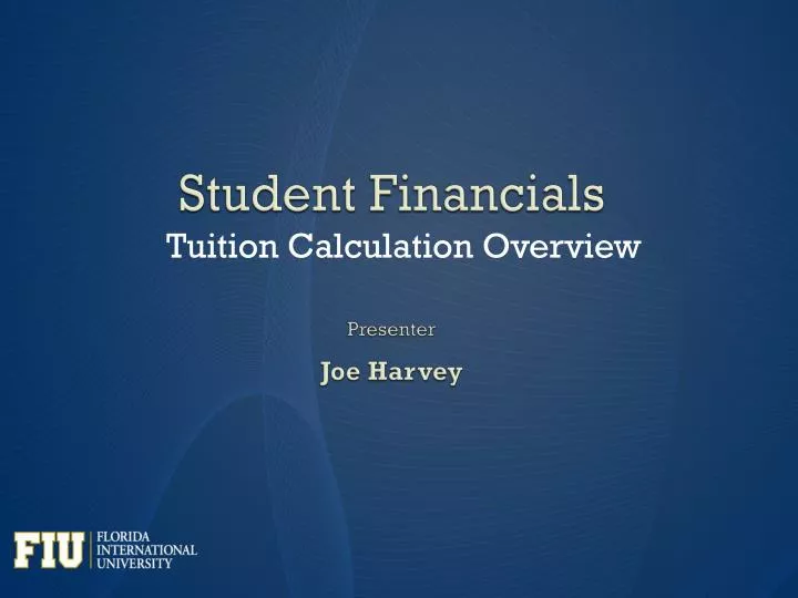 student financials