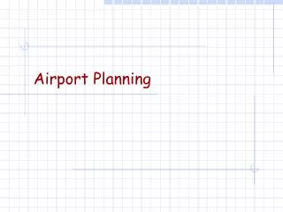 Airport Planning