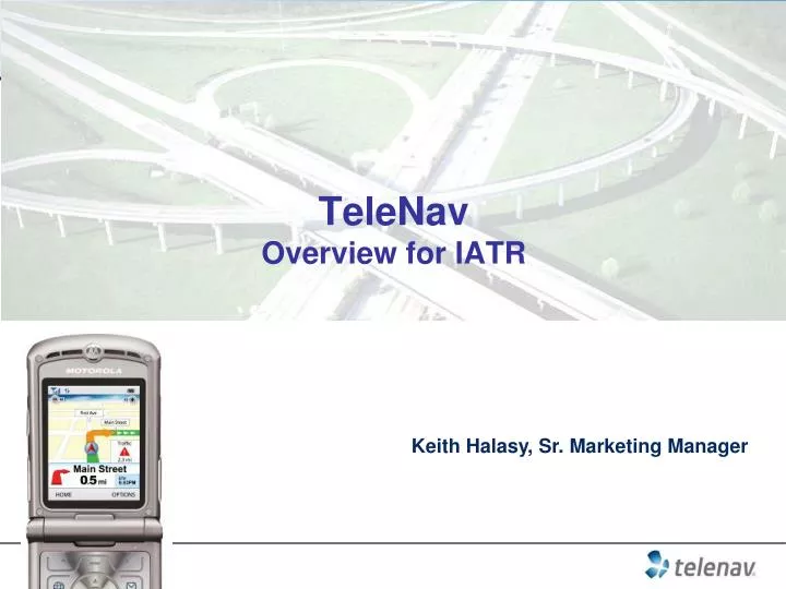 telenav overview for iatr