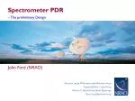 Spectrometer PDR - slide 1