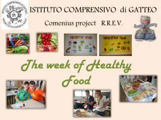 The week of Healthy Food