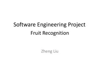 Software Engineering Project