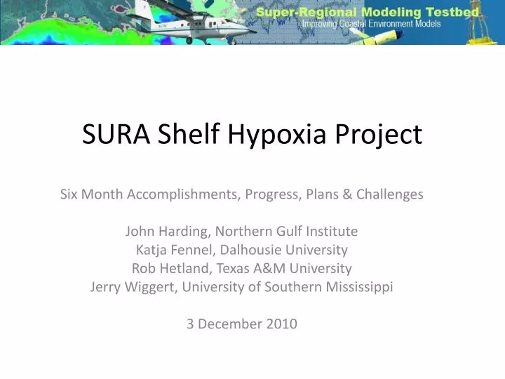 sura shelf hypoxia project