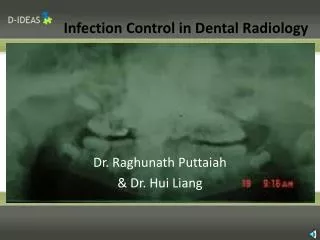 Infection Control in Dental Radiology
