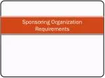 Effective Monitoring and Management for CACFP Sponsoring Organizations - slide 1