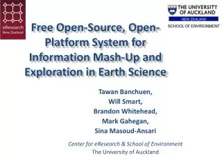 Free Open-Source, Open-Platform System for Information Mash-Up and Exploration in Earth Science