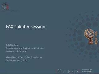 FAX splinter session