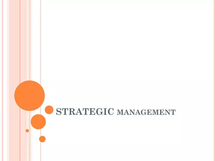 strategic management