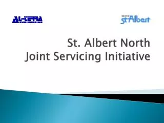 St. Albert North Joint Servicing Initiative