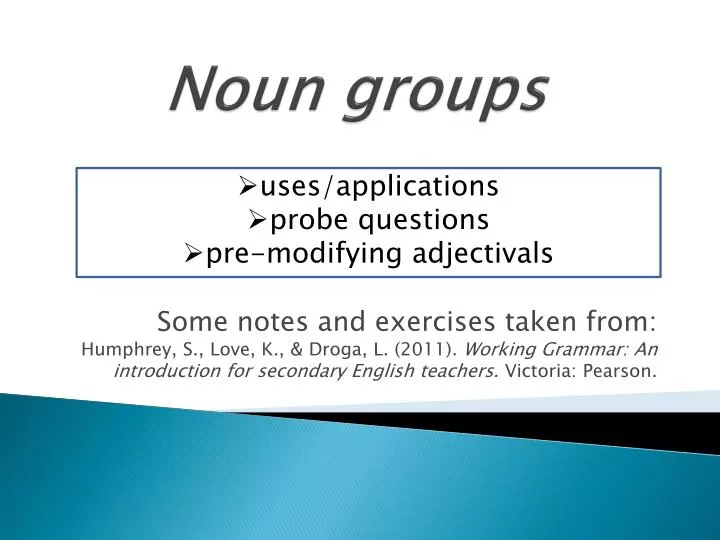 noun groups