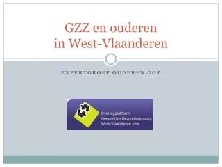 GZZ en ouderen in West-Vlaanderen