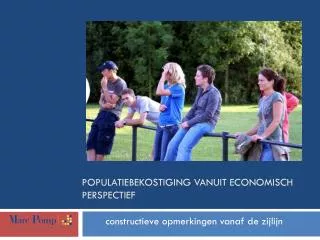 Populatiebekostiging vanuit economIsch perspectief