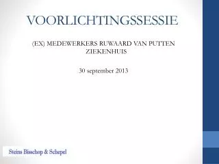 voorlichtingssessie