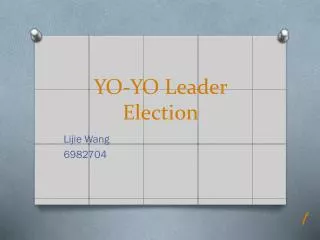 YO-YO Leader Election