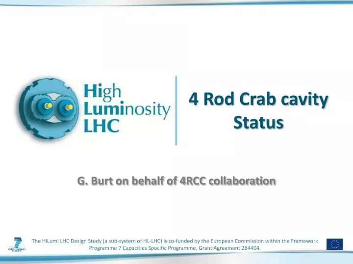 4 rod crab cavity status