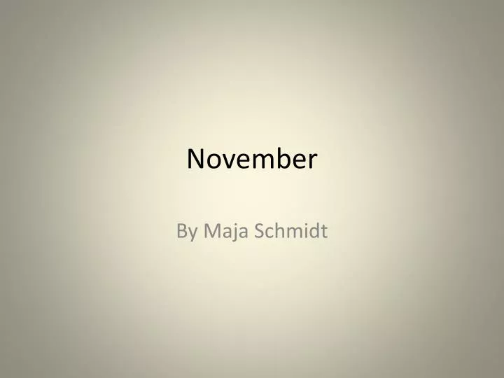 november