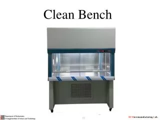 Clean Bench