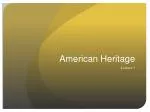American Heritage - slide 1