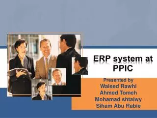 ERP system at PPIC