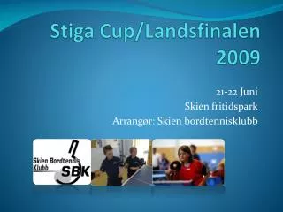 stiga cup landsfinalen 2009