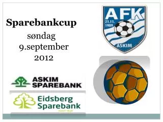 Sparebankcup søndag 9.september 2012