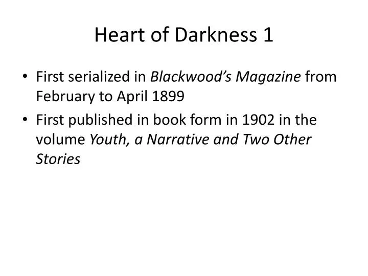 heart of darkness 1