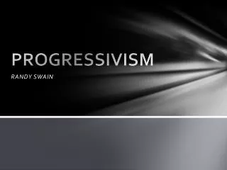 PROGRESSIVISM