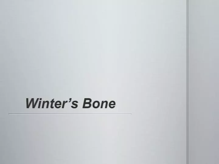 winter s bone