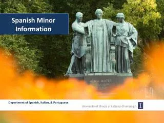 Spanish Minor Information