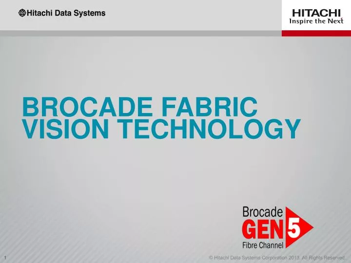 brocade fabric vision technology