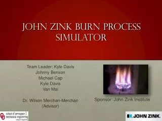 John Zink Burn Process Simulator