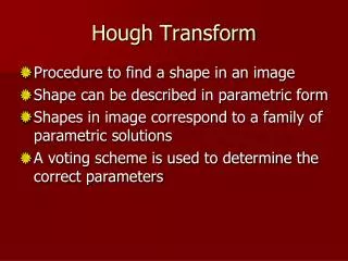 Hough Transform