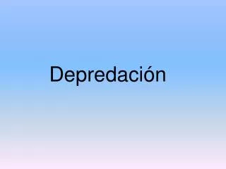 depredaci n