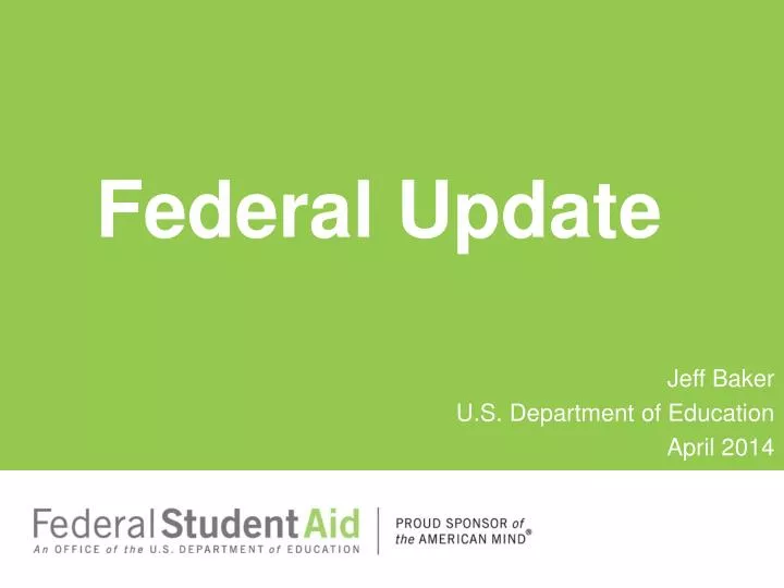 federal update