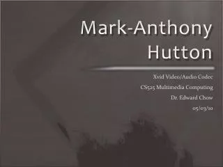 Mark-Anthony Hutton