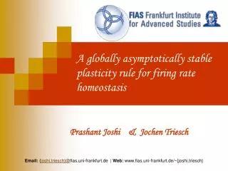 A globally asymptotically stable plasticity rule for firing rate homeostasis