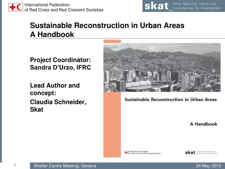 sustainable reconstruction in urban areas a handbook